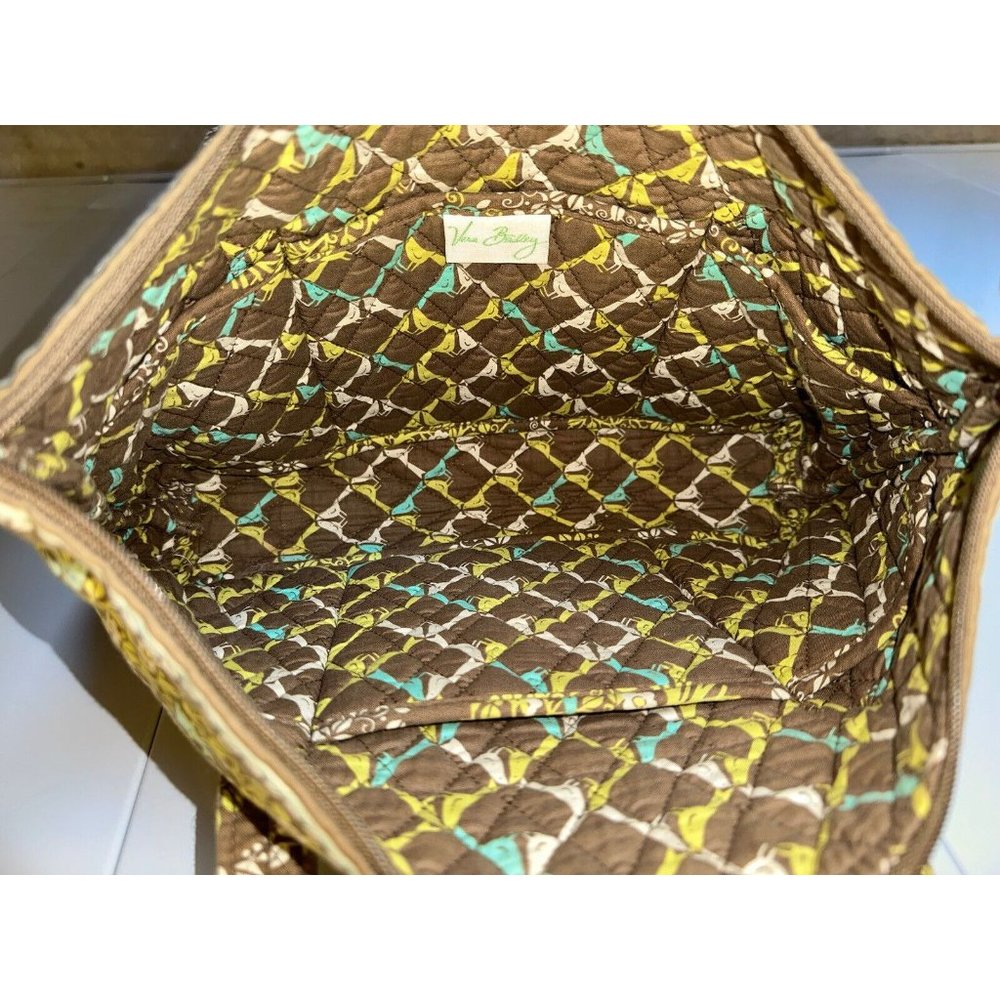 Vera Bradley Double Handle Shoulder Bag-Sittin In A Tree Print-EUC - Picture 4 of 5